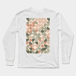 Nature - Geometric Pattern - Shapes #2 Long Sleeve T-Shirt